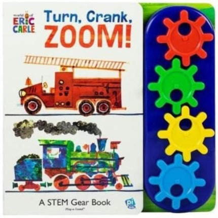 Eric Carle Turn Crank Zoom Go Go Gear Book