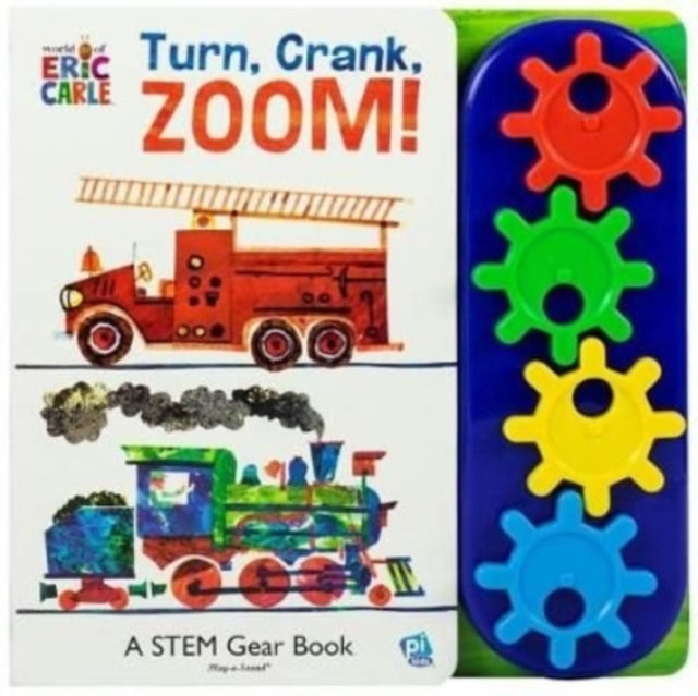 Eric Carle Turn Crank Zoom Go Go Gear Book