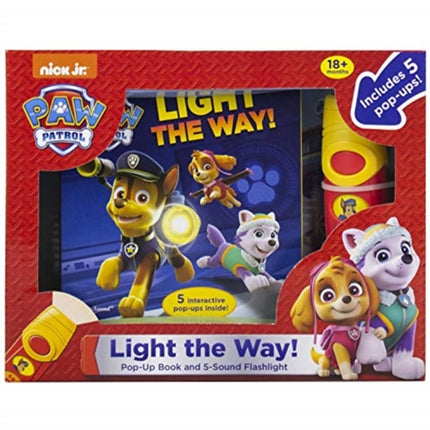 Nickelodeon PAW Patrol Light the Way PlayaSound Book and 5Sound Flashlight