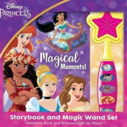 Disney Princess Magical Moments Storybook and Magic Wand Sound Book Set