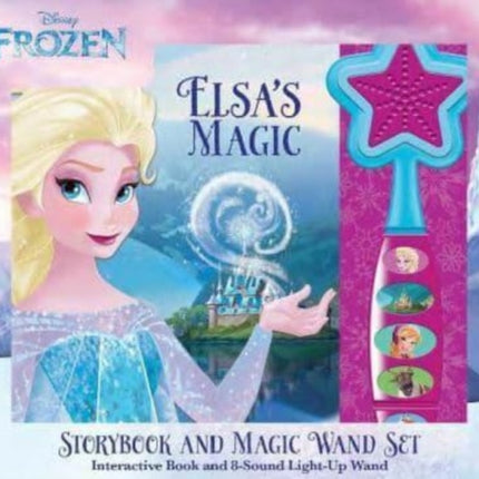 Disney Frozen Elsas Magic Storybook and Magic Wand Sound Book Set