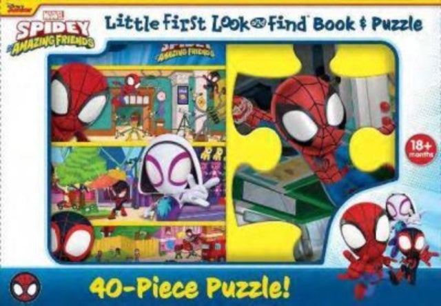 Disney Junior Marvel Spidey and His Amazing Friends Little First Look and Find Book  Puzzle