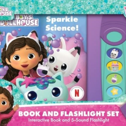 Gabby Sparkle Science Book  5 Sound Flashlight Set