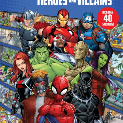 Marvel Heroes and Villains Look and Find