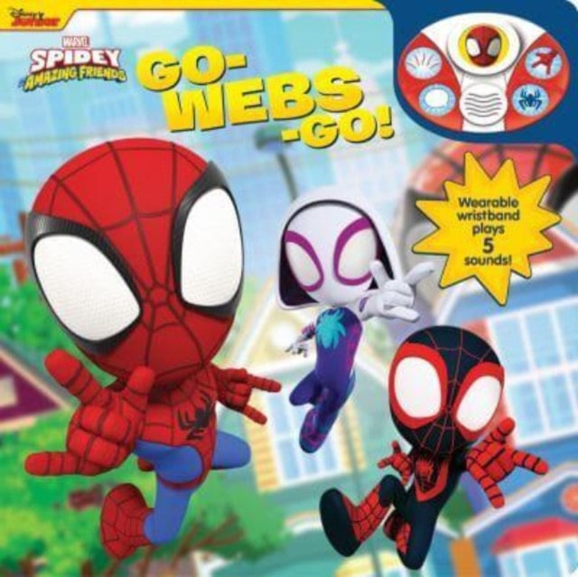 Disney Junior Marvel Spidey and His Amazing Friends GoWebsGo Sound Book and Wristband