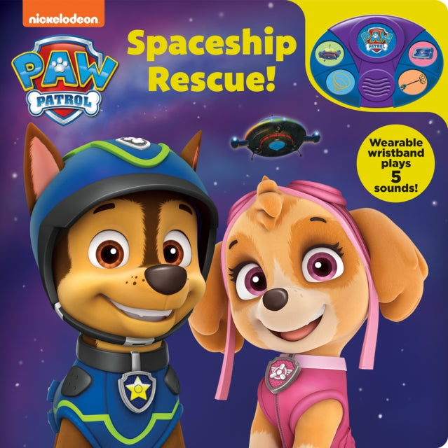 Nickelodeon Paw Patrol Spaceship Rescue Book and Wristband Sound Book