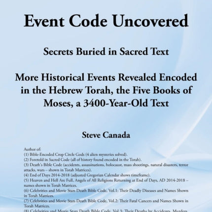 Event Code Uncovered: Secrets Buried in Sacred