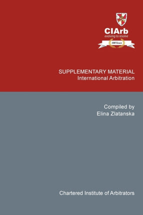 Supplementary Material: International Arbitration