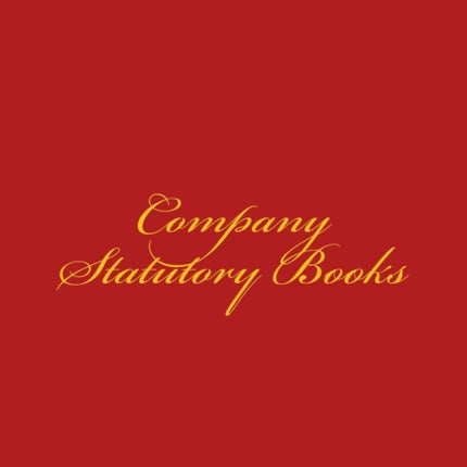 Company Statutory Books