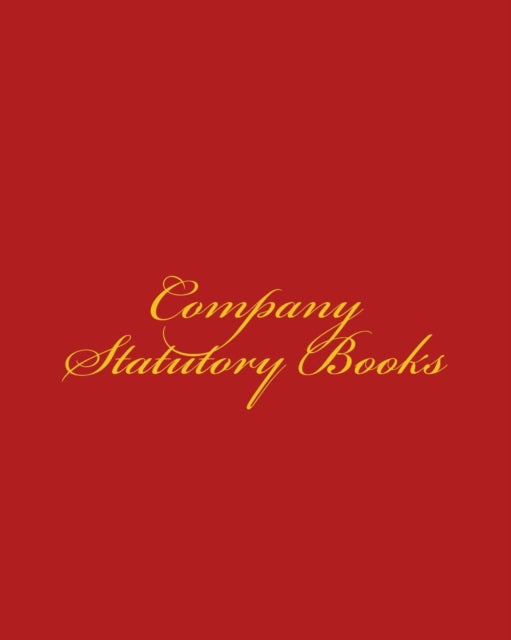 Company Statutory Books