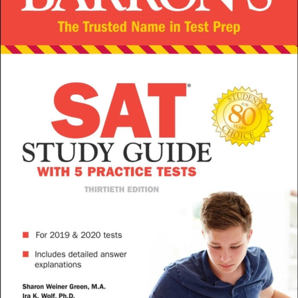 SAT Study Guide with 5 Practice Tests