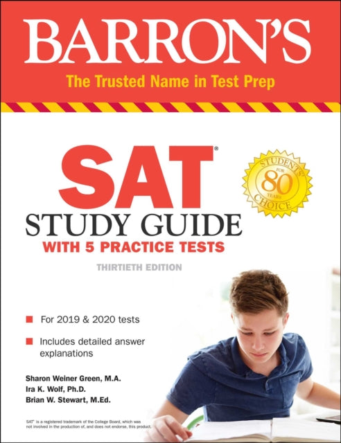 SAT Study Guide with 5 Practice Tests