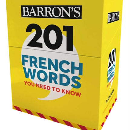 201 French Words You Need to Know Flashcards