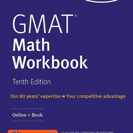 GMAT Math Workbook: Over 300 Practice Questions + Online