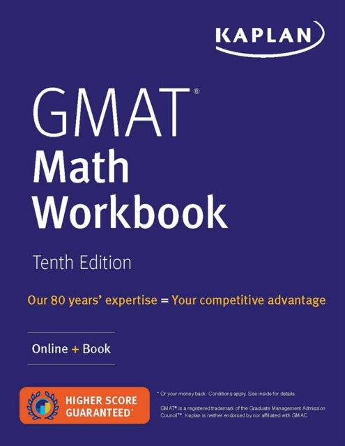 GMAT Math Workbook: Over 300 Practice Questions + Online