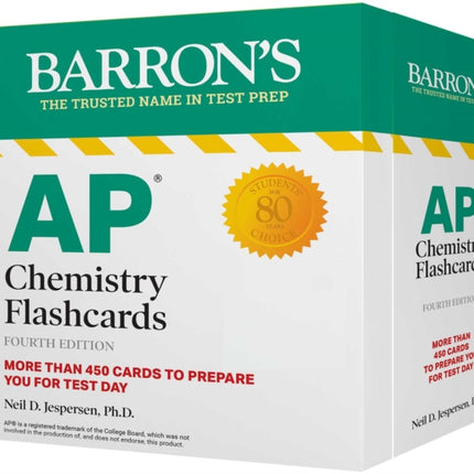 AP Chemistry Flashcards, Fourth Edition: Up-to-Date Review and Practice + Sorting Ring for Custom Study