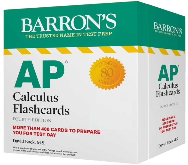 AP Calculus Flashcards, Fourth Edition: Up-to-Date Review and Practice + Sorting Ring for Custom Study