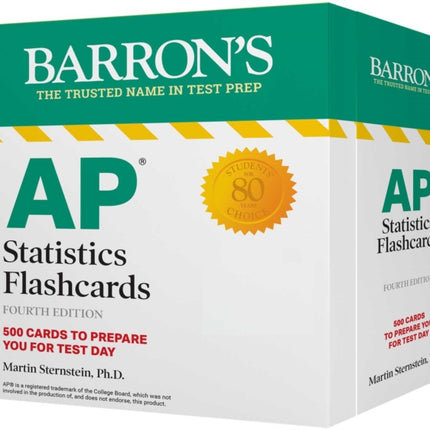 AP Statistics Flashcards, Fourth Edition: Up-To-Date Practice + Sorting Ring for Custom Study