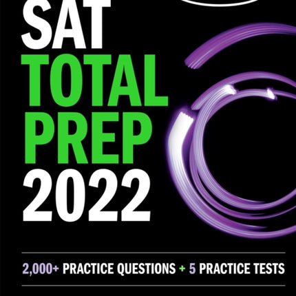 SAT Total Prep 2022 2000 Practice Questions  5 Practice Tests Kaplan Test Prep