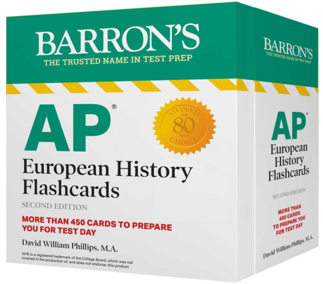 AP European History Flashcards, Second Edition: Up-to-Date Review + Sorting Ring for Custom Study