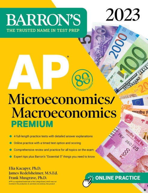 AP MicroeconomicsMacroeconomics Premium 2023 4 Practice Tests Comprehensive Review  Online Practice