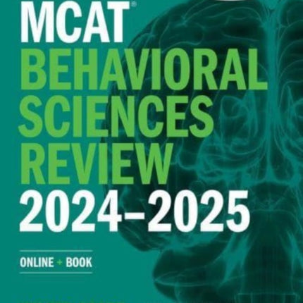 MCAT Behavioral Sciences Review 2024-2025: Online + Book