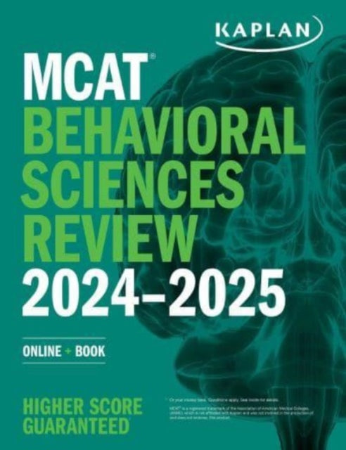 MCAT Behavioral Sciences Review 2024-2025: Online + Book