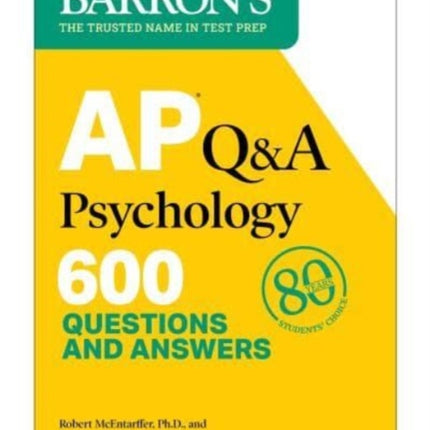 AP Q&A Psychology, Second Edition: 600 Questions and Answers