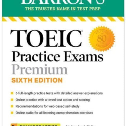 TOEIC Practice Exams: 6 Practice Tests + Online Audio, Sixth Edition