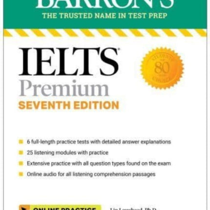 IELTS Premium: 6 Practice Tests + Comprehensive Review + Online Audio, Seventh Edition