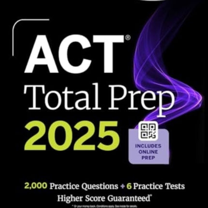 ACT Total Prep 2025 Includes 2000 Practice Questions  6 Practice Tests