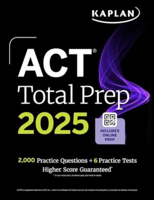 ACT Total Prep 2025 Includes 2000 Practice Questions  6 Practice Tests