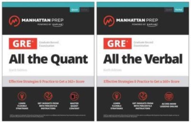 All the GRE: Effective Strategies & Practice from 99th Percentile Instructors