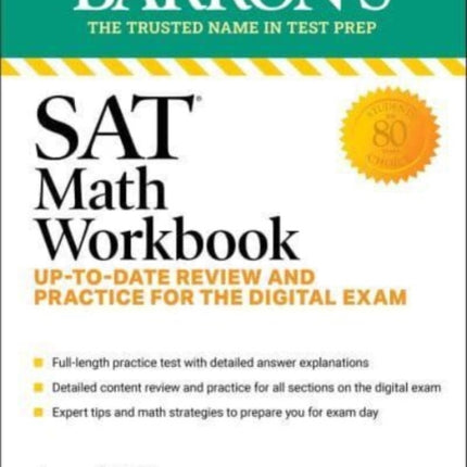 SAT Math Workbook UptoDate Practice for the Digital Exam