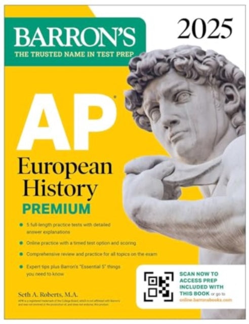 AP European History Premium 2025 Prep Book with 5 Practice Tests  Comprehensive Review  Online Practice