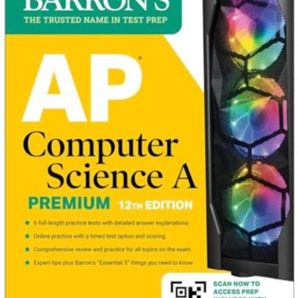 AP Computer Science A Premium 12th Edition Prep Book with 6 Practice Tests  Comprehensive Review  Online Practice