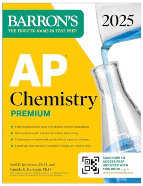 AP Chemistry Premium 2025 Prep Book with 6 Practice Tests  Comprehensive Review  Online Practice