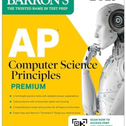 AP Computer Science Principles Premium 2025 Prep Book with 6 Practice Tests  Comprehensive Review  Online Practice