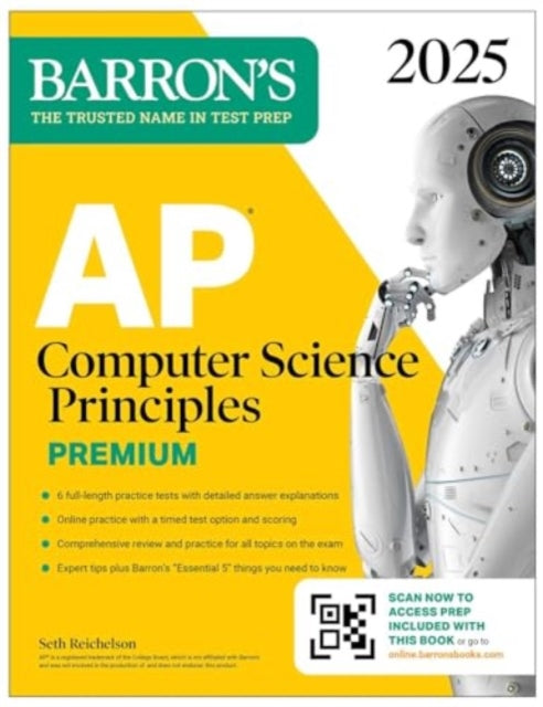 AP Computer Science Principles Premium 2025 Prep Book with 6 Practice Tests  Comprehensive Review  Online Practice