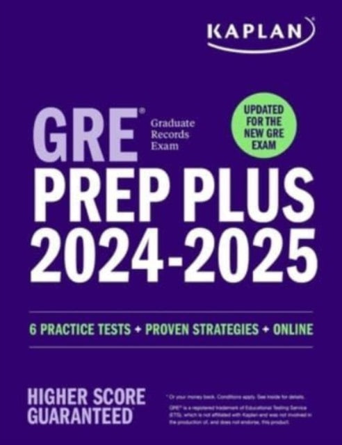 GRE Prep Plus 20242025  Updated for the New GRE 6 Practice Tests  Live Classes  Online Question Bank and Video Explanations