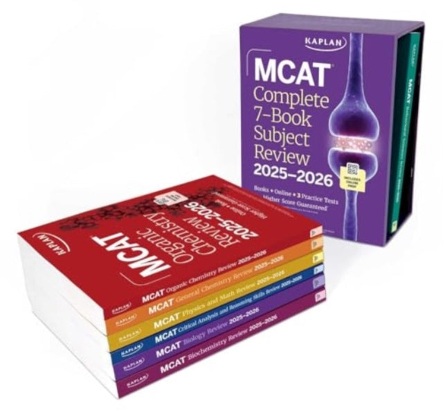 MCAT Complete 7Book Subject Review 20252026 Set Includes Books Online Prep 3 Practice Tests