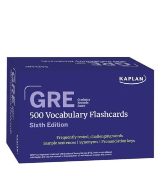 GRE Vocabulary Flashcards Sixth Edition  Online Access to Review Your Cards a Practice Test and Video Tutorials