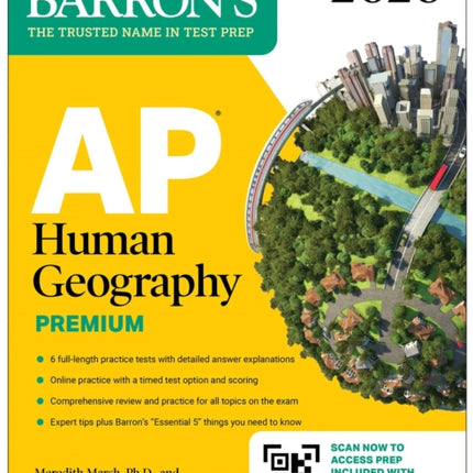 AP Human Geography Premium 2026 Prep Book with 6