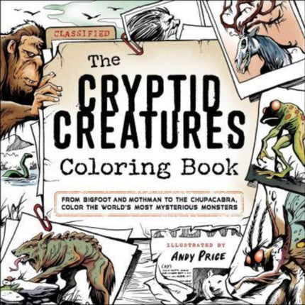 The Cryptid Creatures Coloring Book