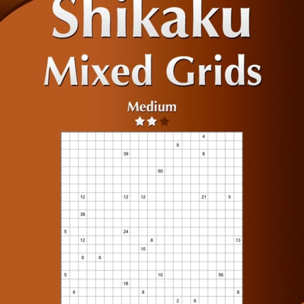 Shikaku Mixed Grids - Medium - Volume 3 - 159 Logic Puzzles