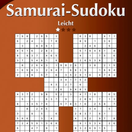 Samurai-Sudoku - Leicht - Band 2 - 159 Rätsel
