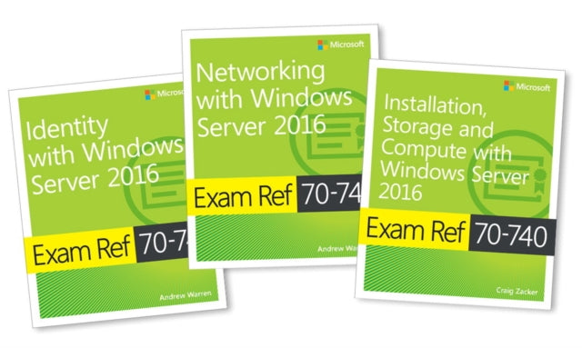 MCSA Windows Server 2016 Exam Ref 3Pack