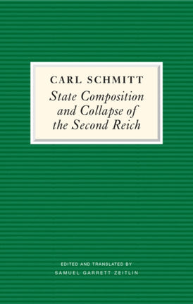 State Composition and Collapse of the Second Reich  The Victory of the Bourgeois Citizen over the So ldier Cloth