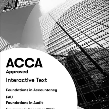 FIA Foundations in Audit International FAU INT