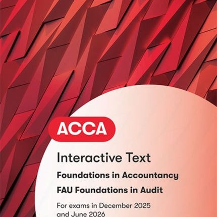 FIA Foundations in Audit International FAU INT